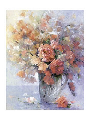Jug of Pink Roses by Peter McGowan | 31 1/2 x 23 1/2 Fine Art Print