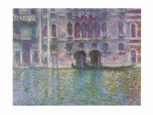 Framed Art Palazzo de Mula, Venezia by Claude Monet | 23 1/2 x 31 1/2