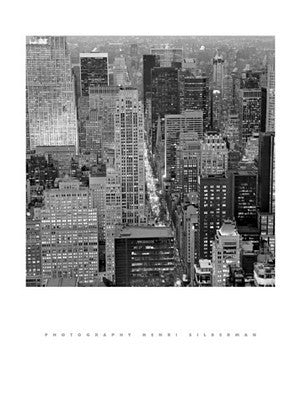 Fifth Avenue at Dusk by Henri Silberman | 31 1/2 x 23 1/2 Fine Art Print