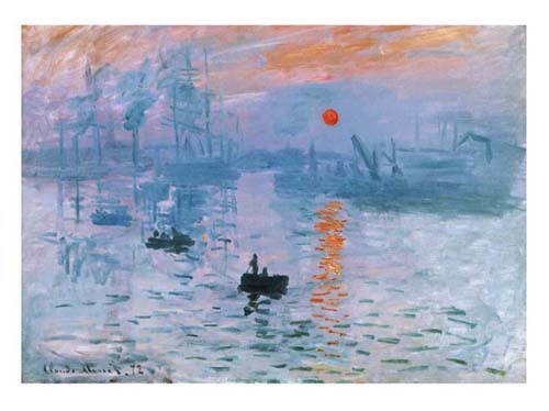 Impression: Soleil Levant by Claude Monet | 23 1/2 x 31 1/2 Fine Art Print