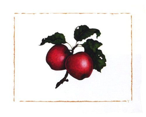 Framed Art Jonalicious Apple by Morgan Kari | 9 1/2 x 11 3/4