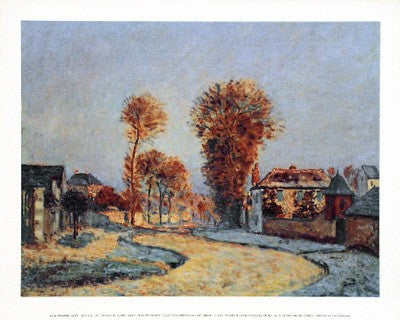 Premiere Gelee by Alfred Sisley | 9 1/2 x 11 3/4 Fine Art Print