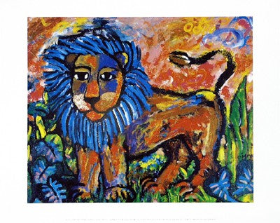 Emma’s Lion by Christian Pierre | 9 ½ x 11 ¾ Fine Art Print