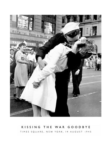 Kissing the War Goodbye by Victor Jorgensen | 11 3/4 x 9 1/2 Fine Art Print