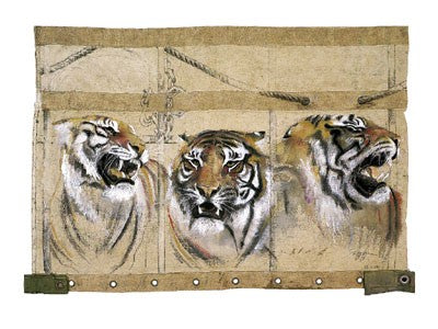 Circus Tiger by Rolf Knie | 9 1/2 x 11 3/4 Fine Art Print