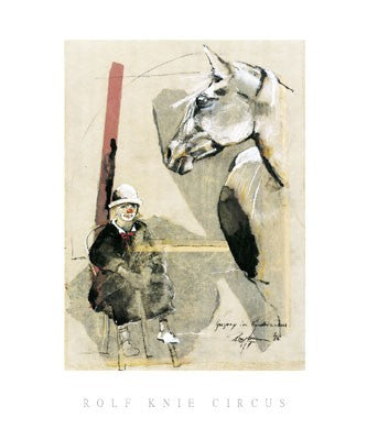 Gregory im Kinderzirkus by Rolf Knie | 11 3/4 x 9 1/2 Fine Art Print