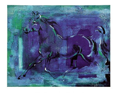 Blue Mood by Rolf Knie | 9 1/2 x 11 3/4 Fine Art Print