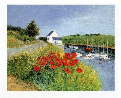 Coquelicots a Sauzon by Florence Arven | 9 1/2 x 11 3/4 Fine Art Print