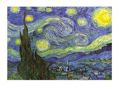 Nuit Etoilee a St. Remy by Vincent van Gogh | 9 1/2 x 11 3/4 Fine Art Print