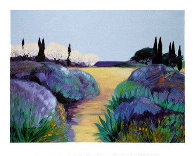 Jardins Bord de Mer by Claude Hemeret | 9 1/2 x 11 3/4 Fine Art Print