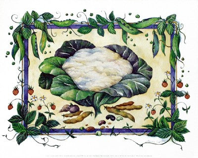 Cauliflower by Monika Broeske | 9 1/2 x 11 3/4 Fine Art Print