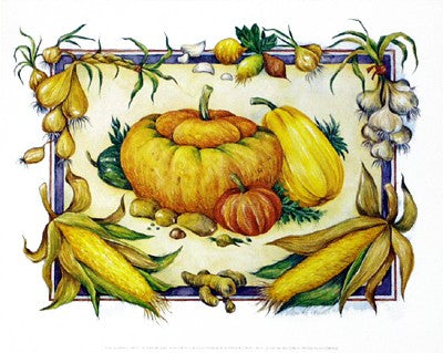 Pumpkins by Monika Broeske | 9 1/2 x 11 3/4 Fine Art Print