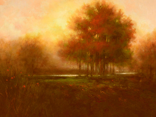 Golden Forest by Jim Mitchell | 9 1/2 x 11 3/4 Fine Art Print