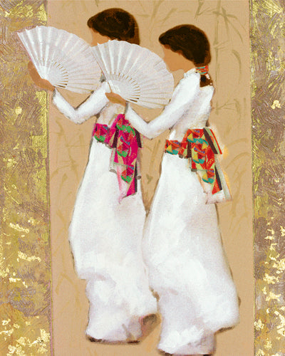 Girls from Binh Dinh I by Mira Latour | 11 3/4 x 9 1/2 Fine Art Print