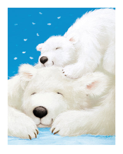 Framed Art Fluffy Bears II by Alison Edgson | 11 3/4 x 9 1/2