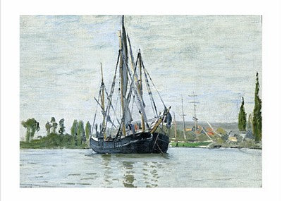 Chasse-Maree a l'Ancre by Claude Monet | 19 3/4 x 27 1/2 Fine Art Print