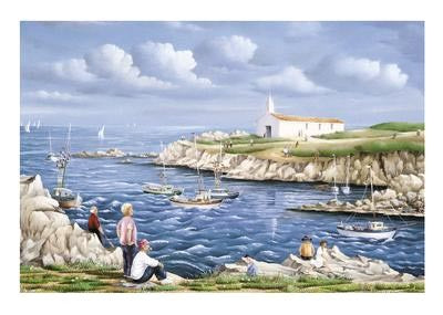 Plage Vendeenne by Fernand Toussaint | 19 3/4 x 27 1/2 Fine Art Print