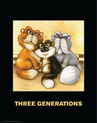 Three Generations by Kourosh | 14 x 11 Fine Art Print