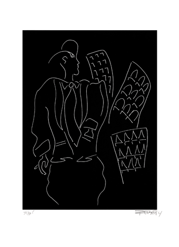 Downtown by Jeffrey Glenn Reese | 16 1/2 x 12 Fine Art Print