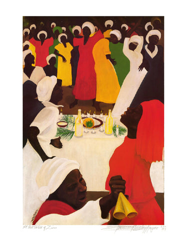 At the Table of Zion by Bernard Hoyes | 24 x 18 Fine Art Print