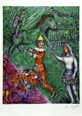 Le Cirque Vert by Marc Chagall | 34 x 24 1/8 Fine Art Print