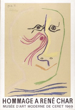 Hommage a Rene Char by Pablo Picasso | 29 7/8 x 20 1/2 Fine Art Print
