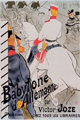 Babylone d'Allemagne by Henri de Toulouse-Lautrec | 36 1/2 x 24 5/8