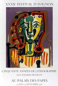 XXXII Festival d'Avignon by Pablo Picasso | 29 7/8 x 19 1/2 Fine Art Print