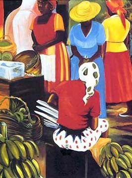 Banana Vendor by Bernard Hoyes | 24 x 18 Fine Art Print