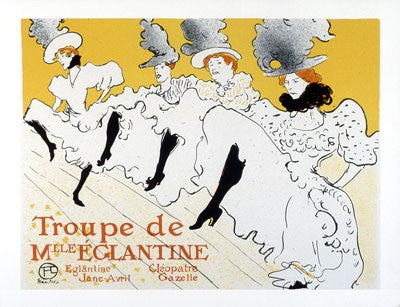 Troupe de Mlle Eglantine by Henri de Toulouse-Lautrec