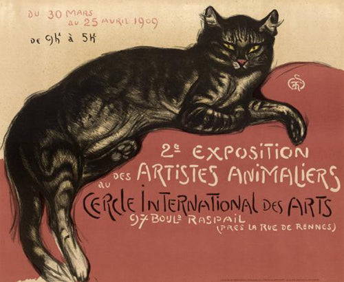 Cat (2e Exposition) by Theophile Alexandre Steinlen