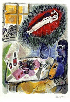 Reverie by Marc Chagall | 35 x 24 Fine Art Print