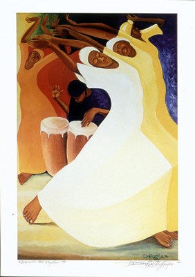 Flow with the Rhythm by Bernard Hoyes | 25 x 18 Fine Art Print