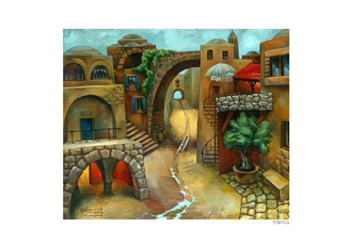 Rain's Gentle Touch by Deborah Kotovsky | 11 5/8 x 16 ½ Fine Art Print