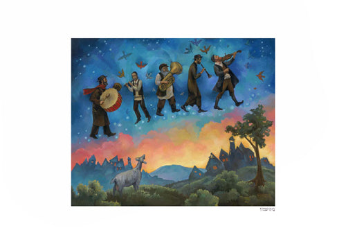 Music From the Heavens by Deborah Kotovsky | 11 5/8 x 16 ½ Fine Art Print