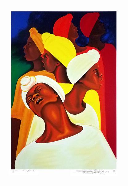 Framed Art Hymn in the Night by Bernard Hoyes | 32 7/8 x 22 5/8