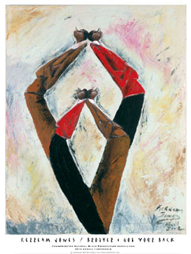 Brother, I Got Your Back by Kerream Jones | 26 x 19 ½ Fine Art Print