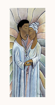 Spiritual Embrace by Nathaniel Barnes | 28 1/4 x 14 7/8 Fine Art Print