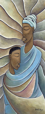 Mother and Child by Nathaniel Barnes | 28 1/4 x 15 Fine Art Print
