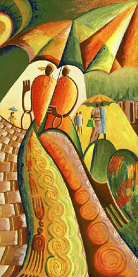 Friendship is Two by Okaybabs | 34 1/2 x 18 1/2 Fine Art Print