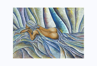 Reclining Nude by Nathaniel Barnes | 13 x 19 Fine Art Print