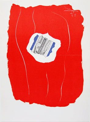 Framed Art Tricolor Xxieme Siecle by Robert Motherwell | 14 1/2 x 10 1/2 Art P...