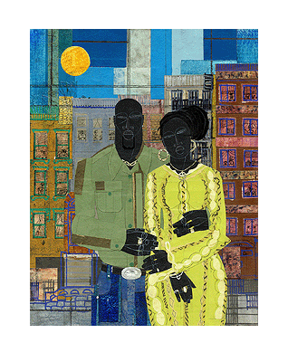 Framed Art Snuggle by Willie Torbert | 24 1/2 x 19 1/2