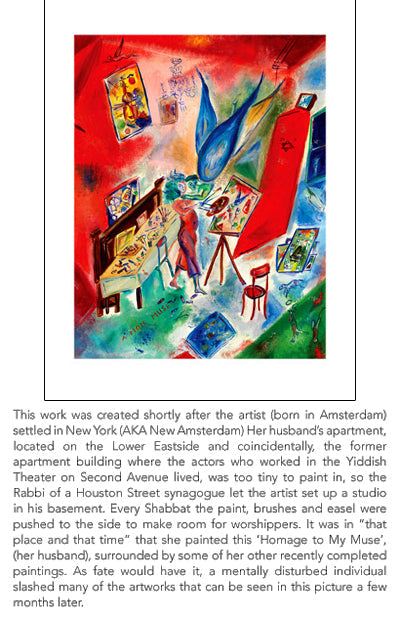 Framed Art A Mon Muse by Shoshanna Brombacher | 22 x 17