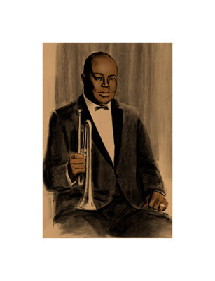 Joe King Oliver by Clifford Faust | 17 x 13 Fine Art Print