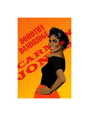 Dorothy Dandridge by Clifford Faust | 17 x 13 Fine Art Print