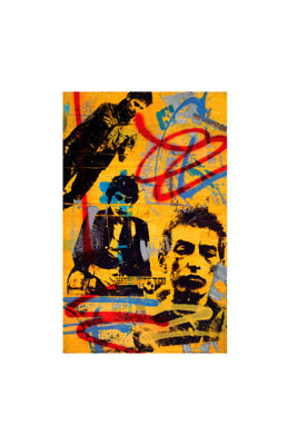 Framed Art Bob Dylan by Bobby Hill | 17 x 11
