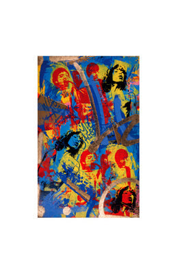 Framed Art Jagger by Bobby Hill | 17 x 11