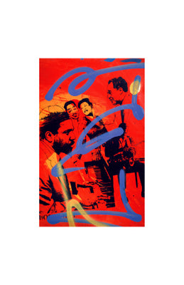 Monk at Piano by Bobby Hill | 17 x 11 Fine Art Print