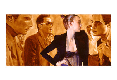 Framed Art Cocktail Party Series I by Jack Brown | 13 x 19